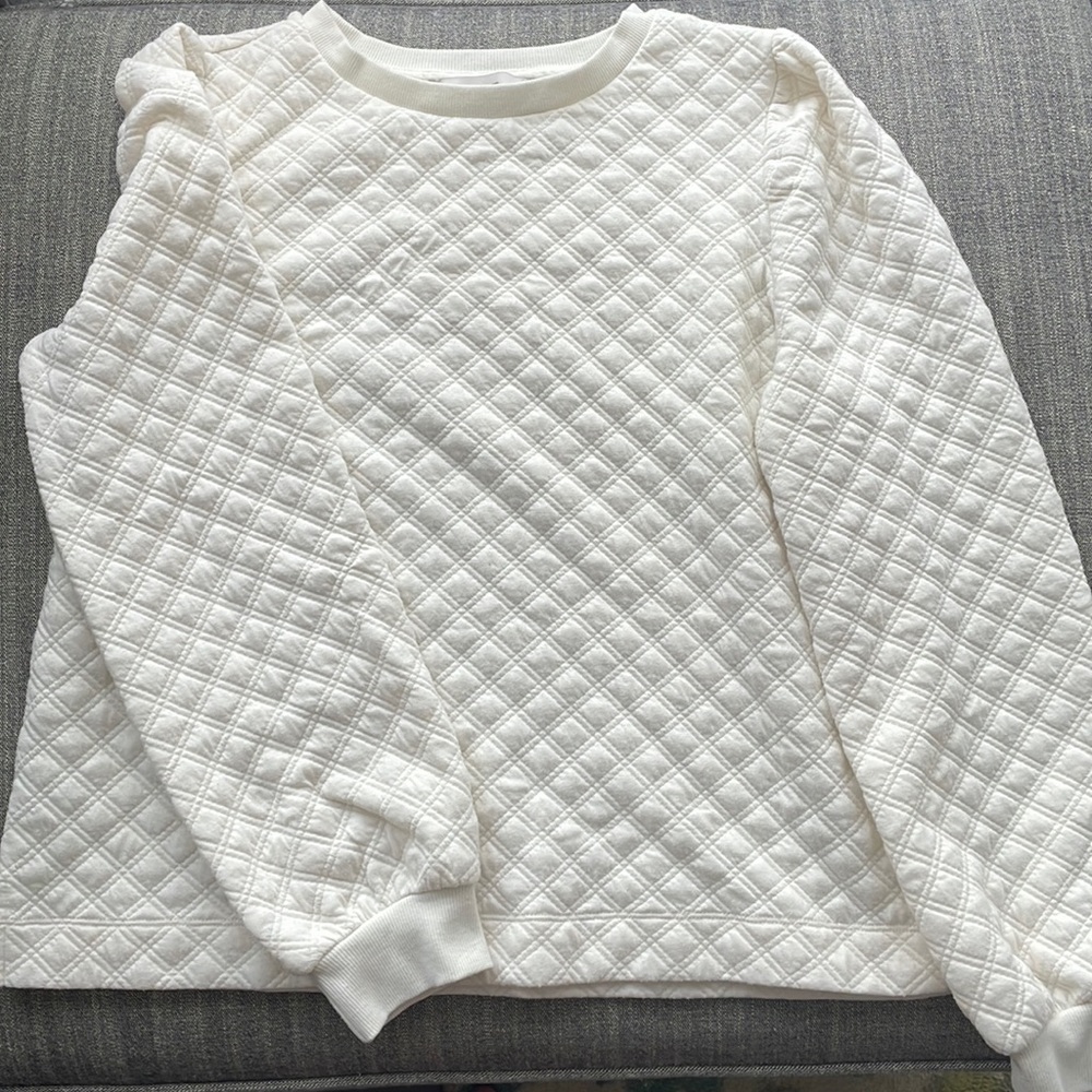 Loft Quilted Sweatshirt